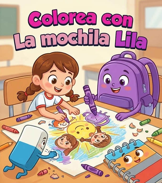 La Mochila Lila - Colorea