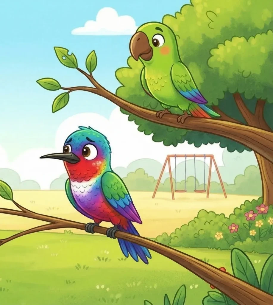 El Pajarito Fito en una rama