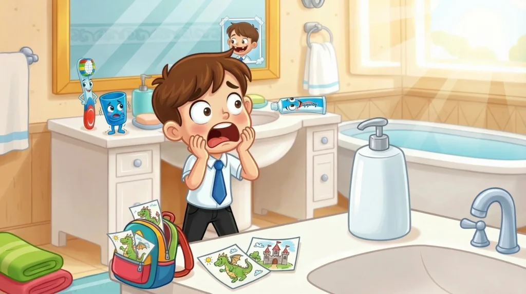El Cepillo Guillo - Niño en el baño