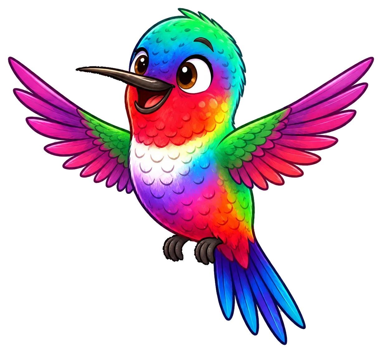 El Pajarito Fito volando
